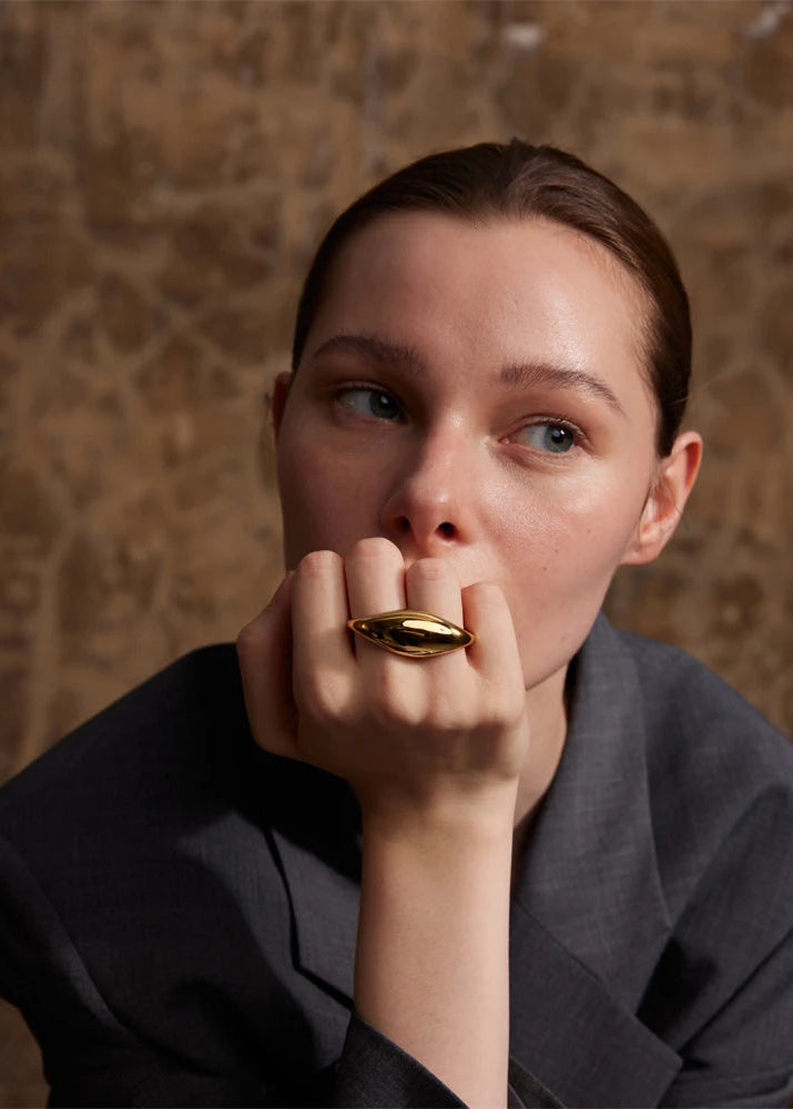 Vireo Double Arc Ring