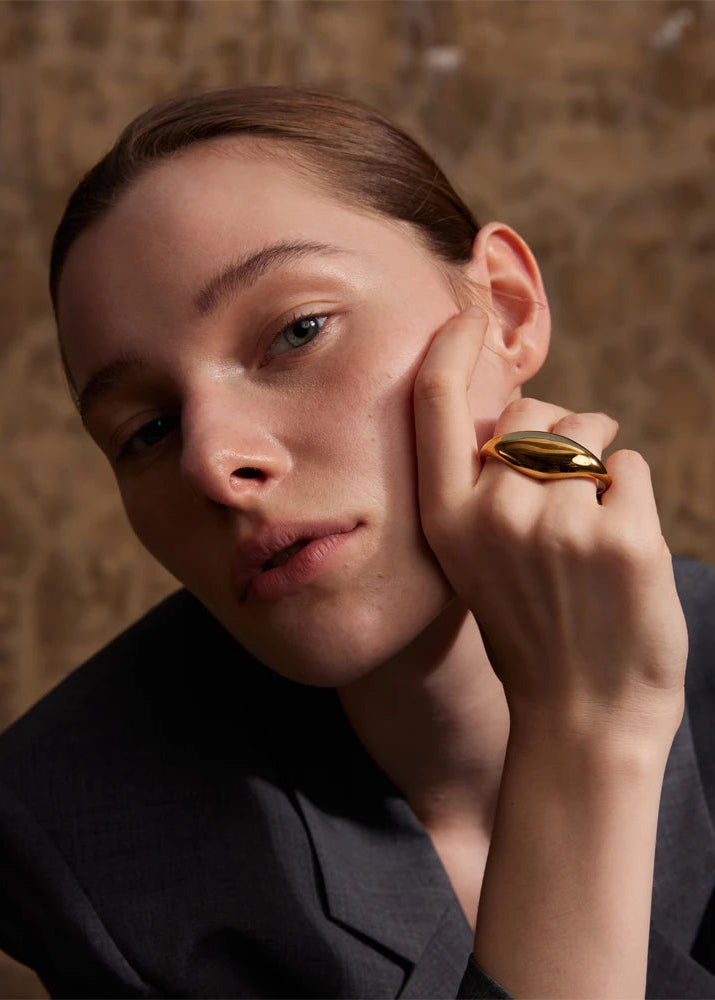 Vireo Double Arc Ring