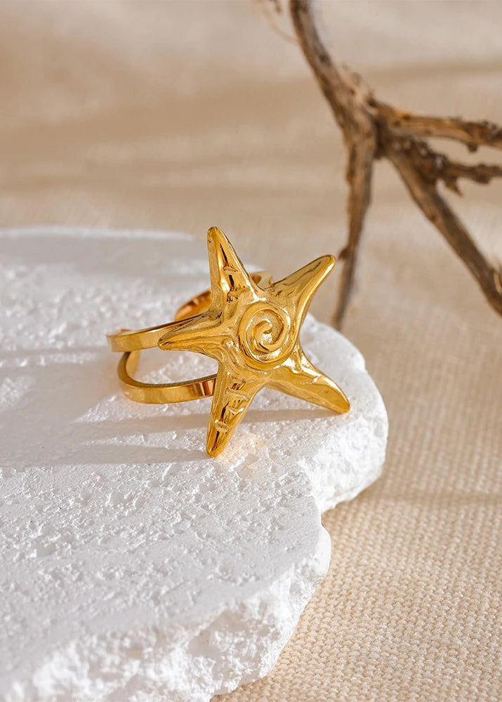 Aurelia Starfish Ring