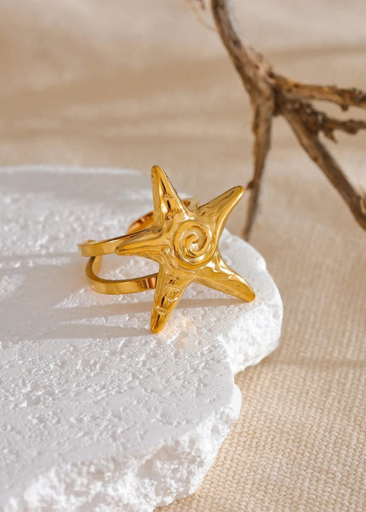 Aurelia Starfish Ring