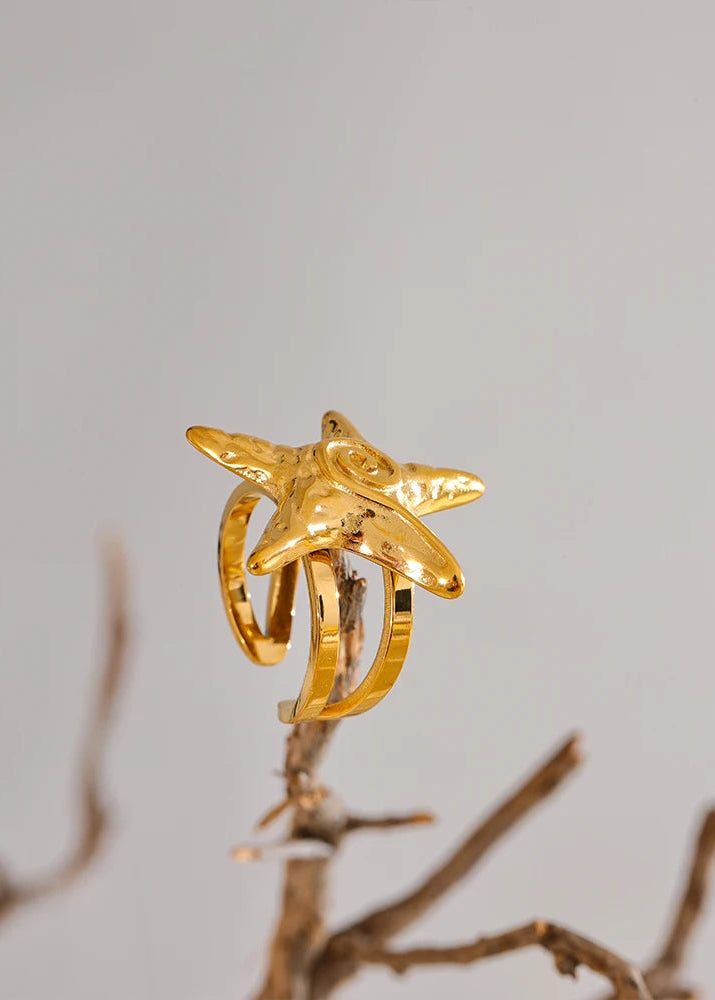 Aurelia Starfish Ring