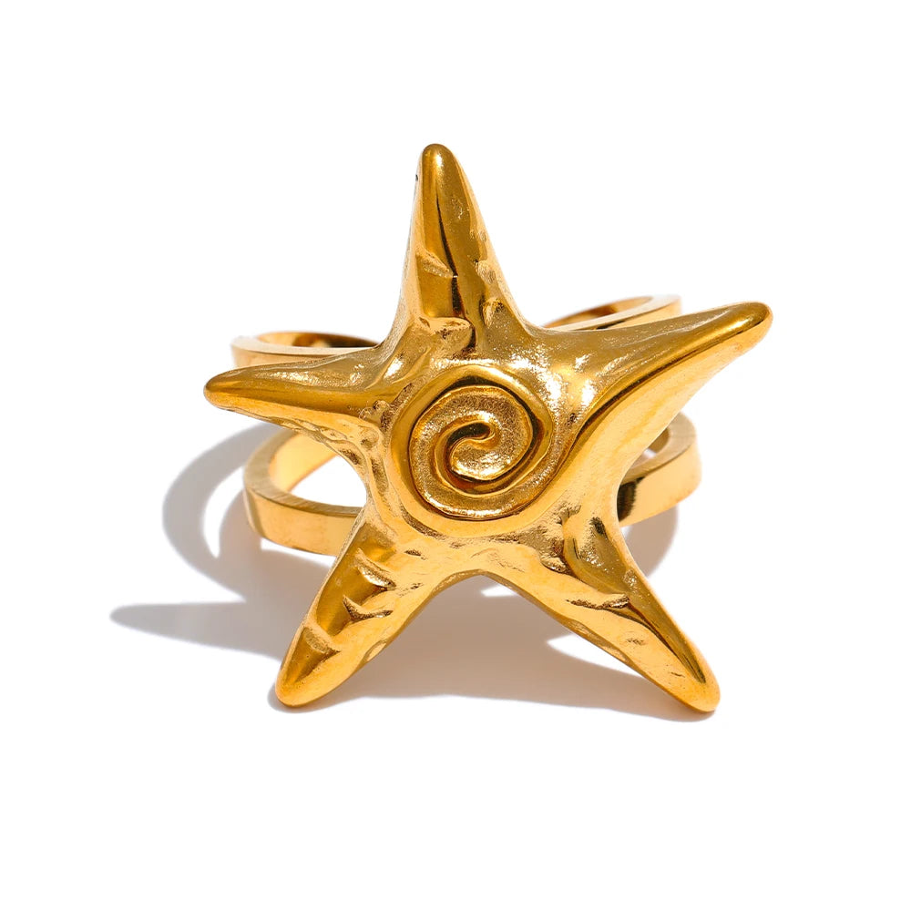 Aurelia Starfish Ring