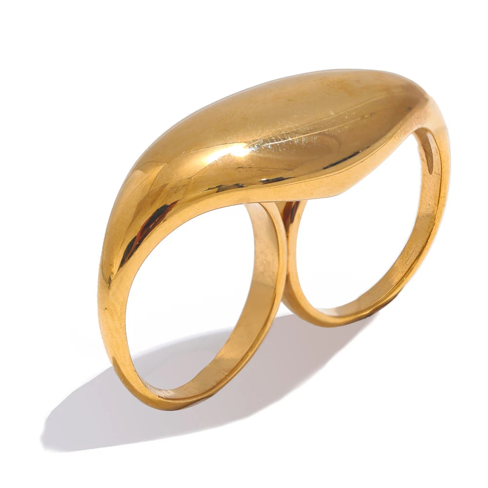 Vireo Double Arc Ring