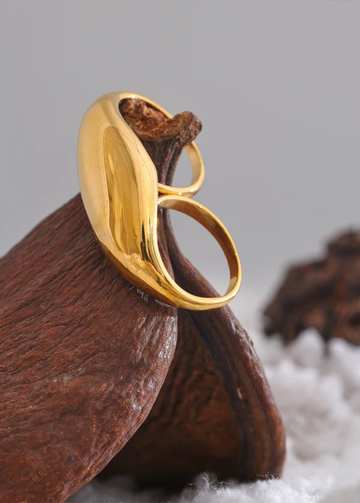 Vireo Double Arc Ring